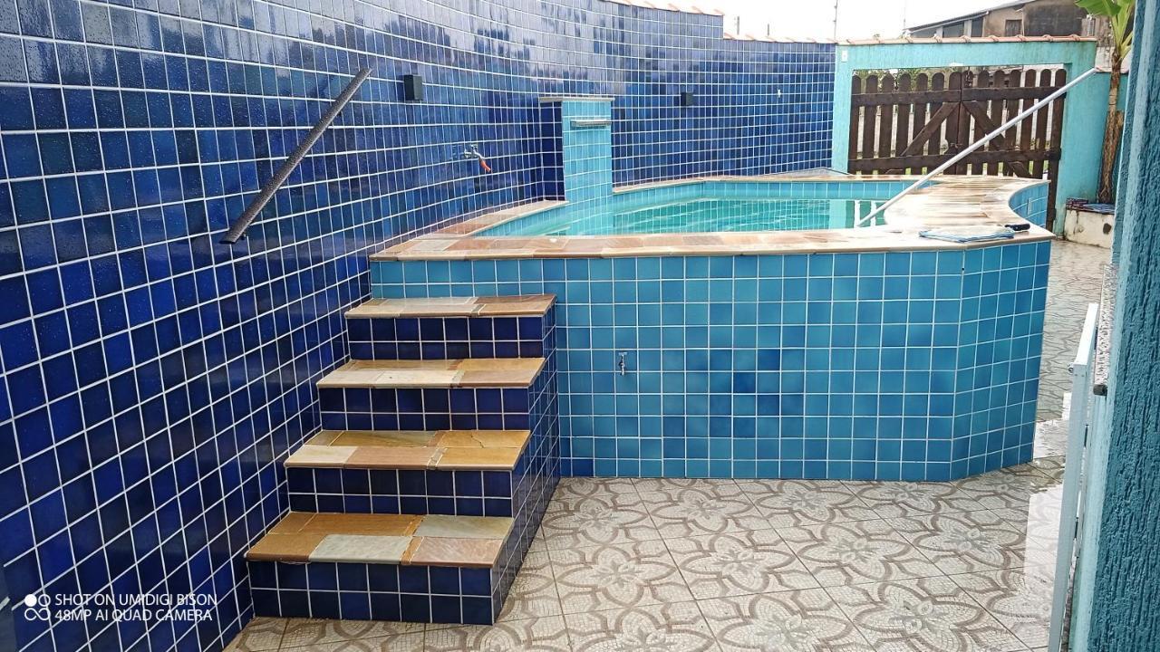 Casa Com Piscina , Churrasqueira, Wi-Fi, Em Rua De Areia A 1Km Da Praia, Bairro Sussegado, Proibido Uso De Som Extremamente Alto Ideal Para Descansar Itanhaém 외부 사진